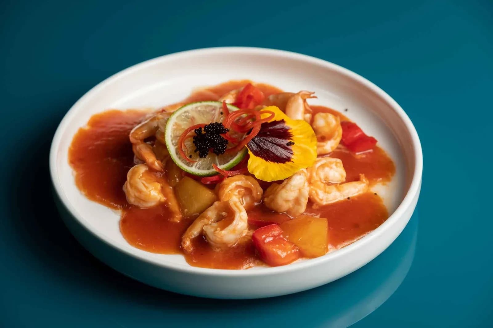 Gamberetti in Salsa Agrodolce